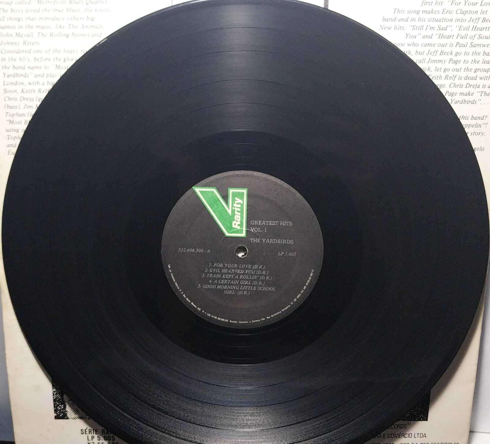Vinil - Yardbirds The - Greatest Hits Vol 1
