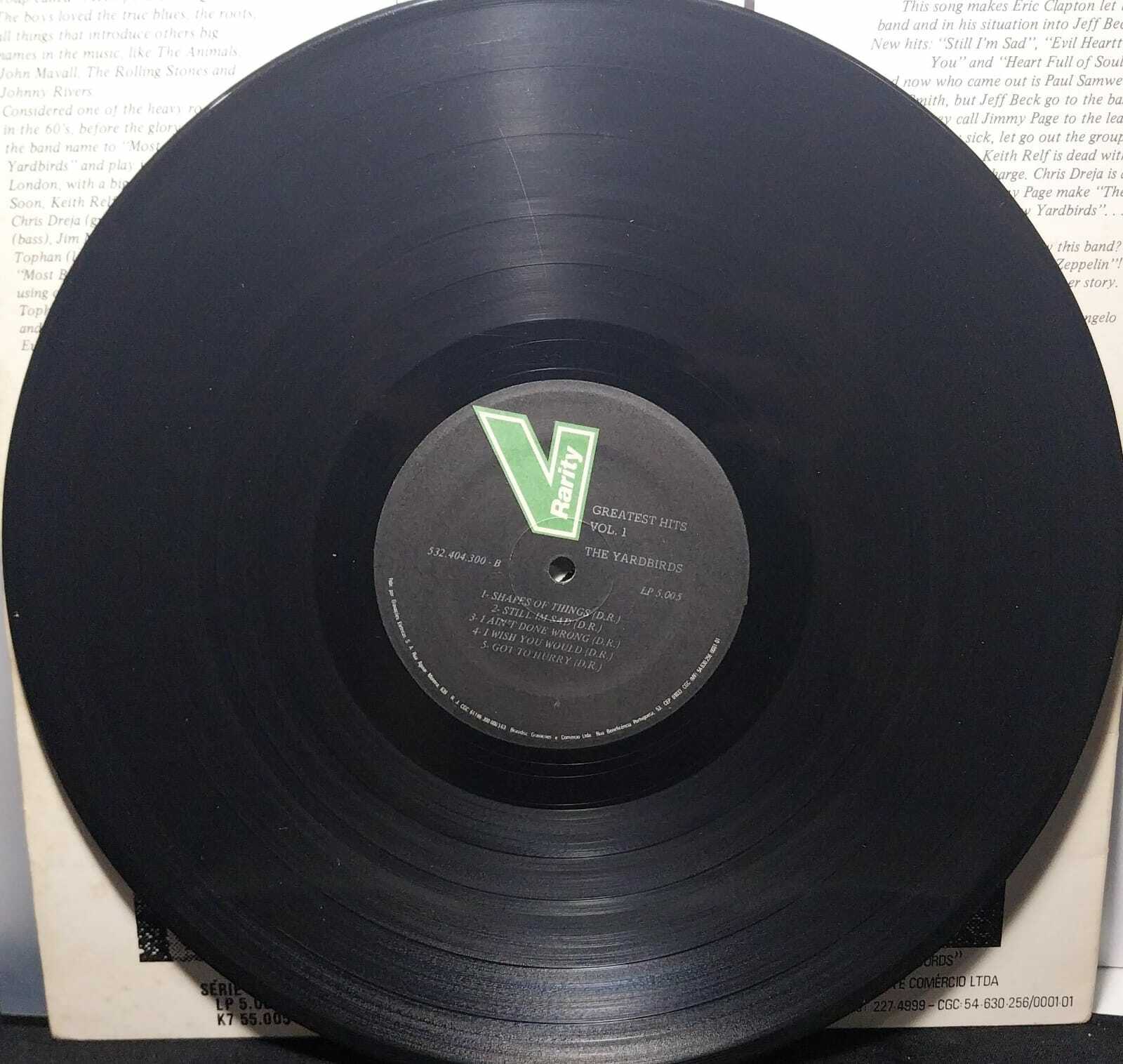 Vinil - Yardbirds The - Greatest Hits Vol 1