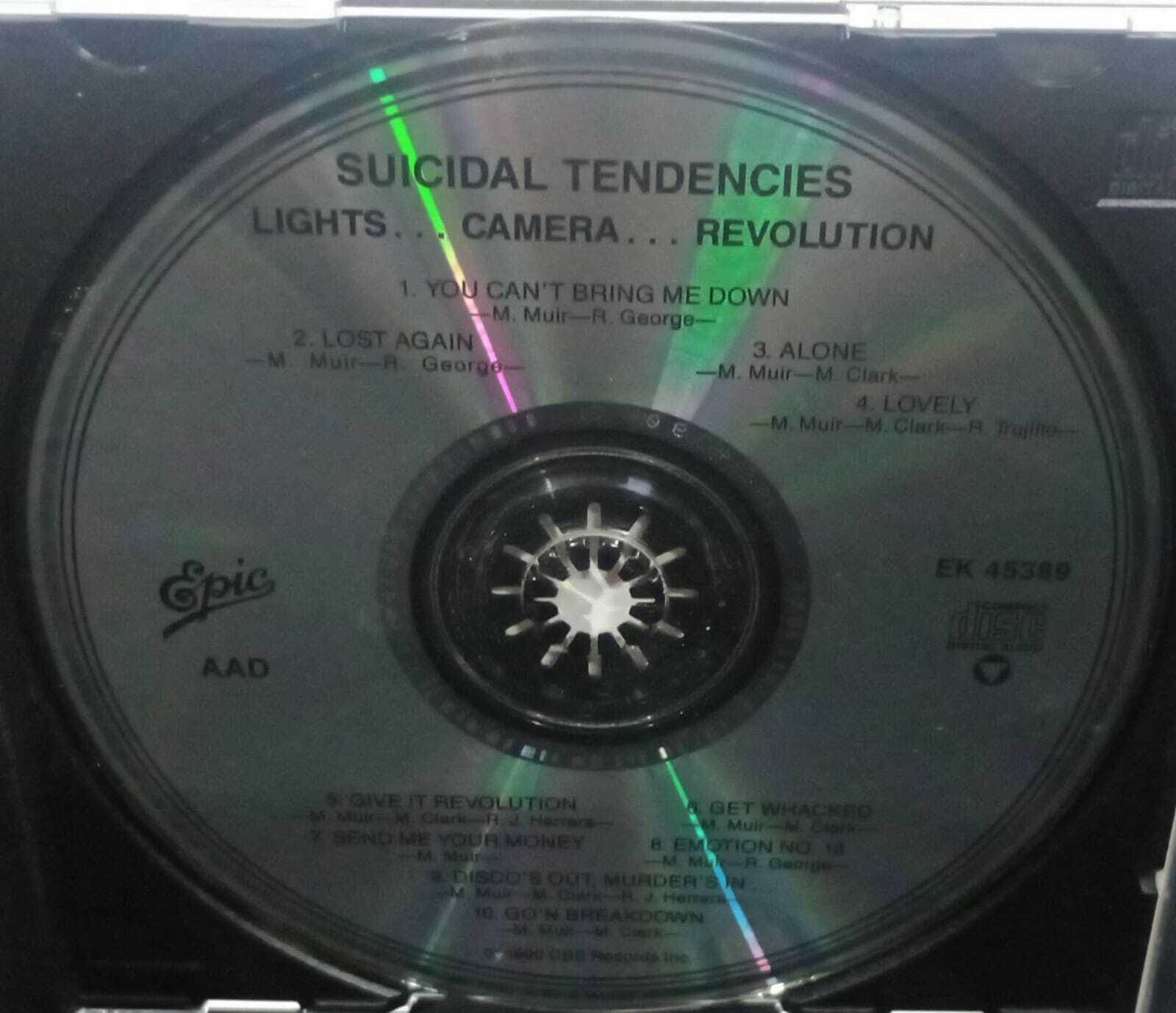 CD - Suicidal Tendencies - Lights Camera Revolution (USA)