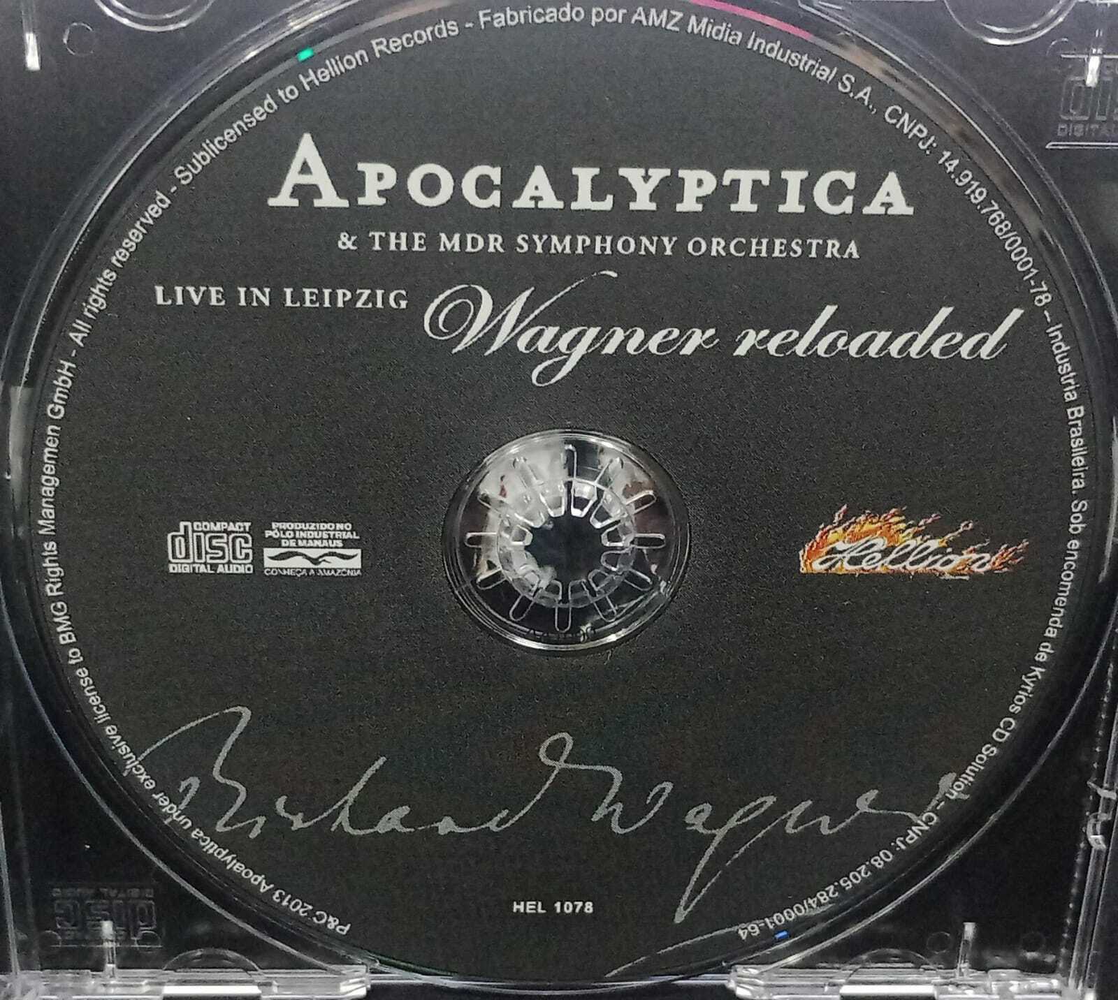 CD - Apocalyptica - And The MDR Symphony Orchestra Wagner Reloaded Live In Leipzig
