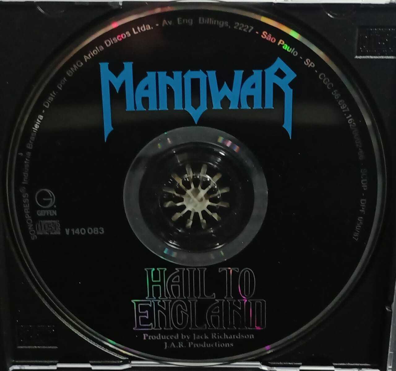 CD - Manowar - Hail to England