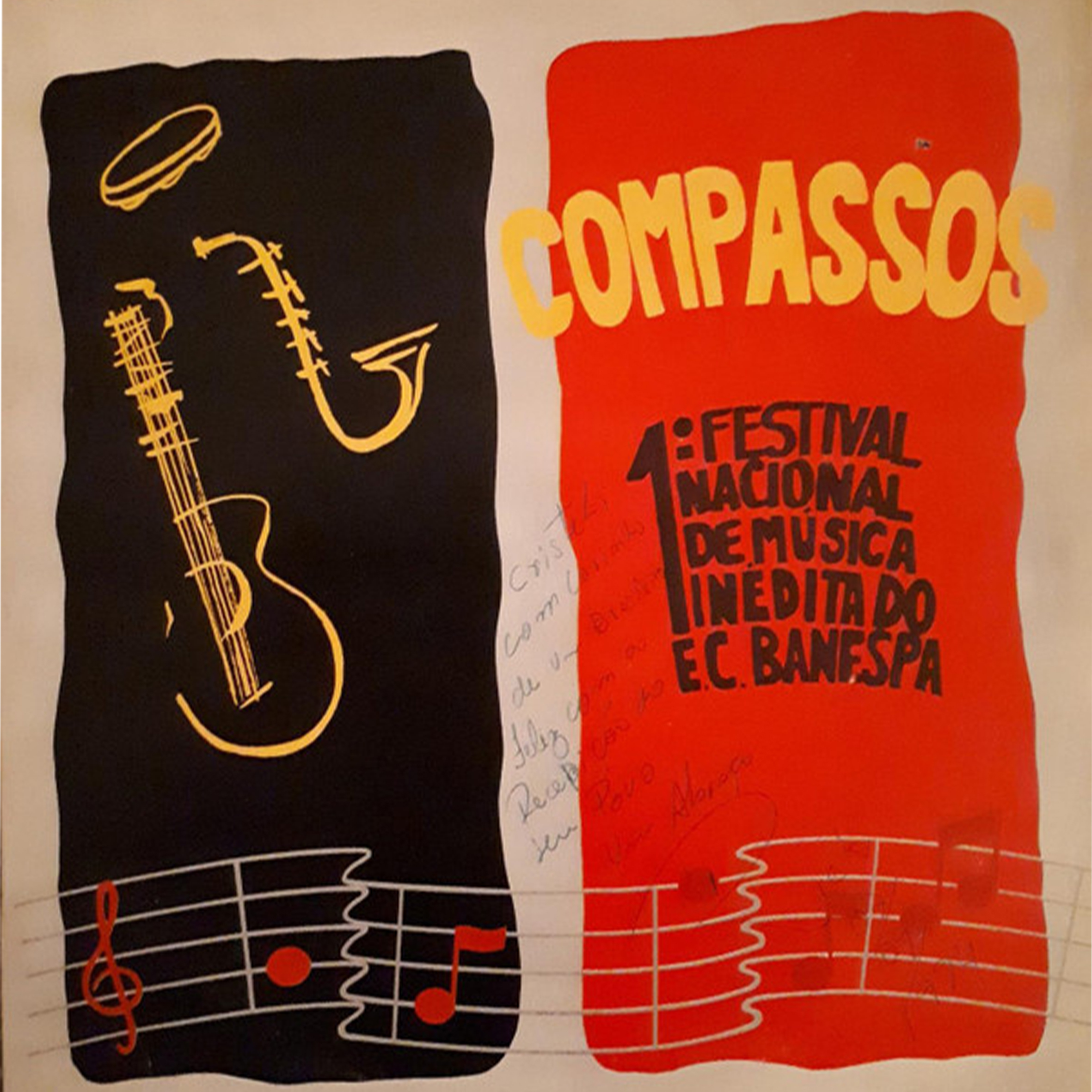 Vinil - Compassos - 1º Festival Nacional De Música Inédita Do E.C. Banespa