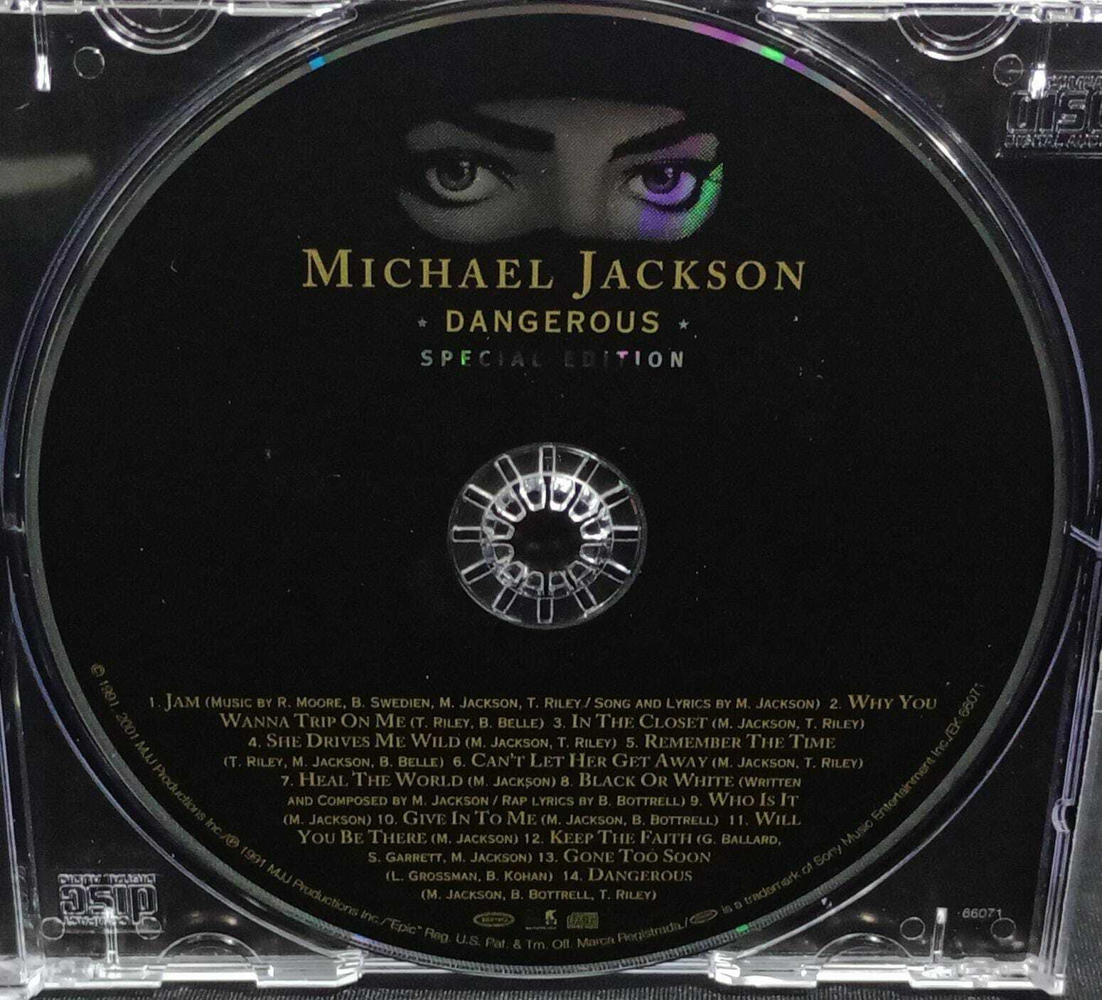 CD - Michael Jackson - Dangerous (USA)