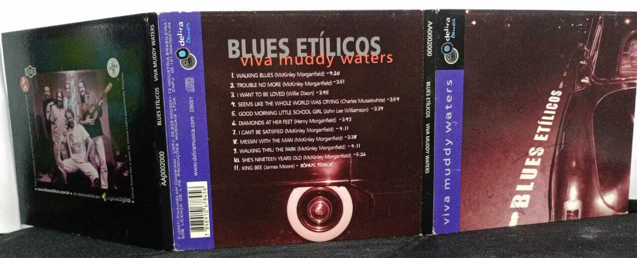 CD - Blues Etilicos - Viva Muddy Waters (Autografado)