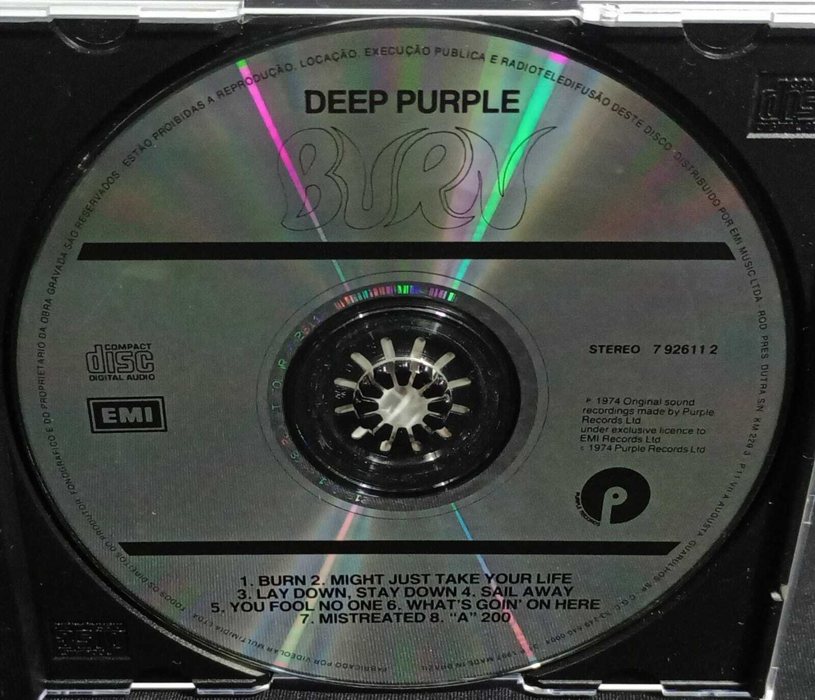 CD - Deep Purple - Burn