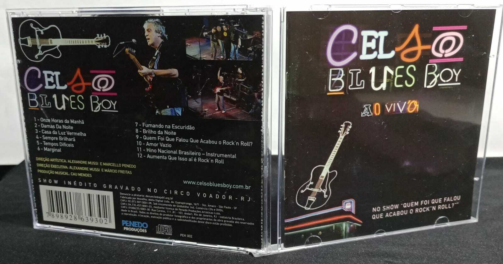 CD - Celso Blues Boy - Ao Vivo