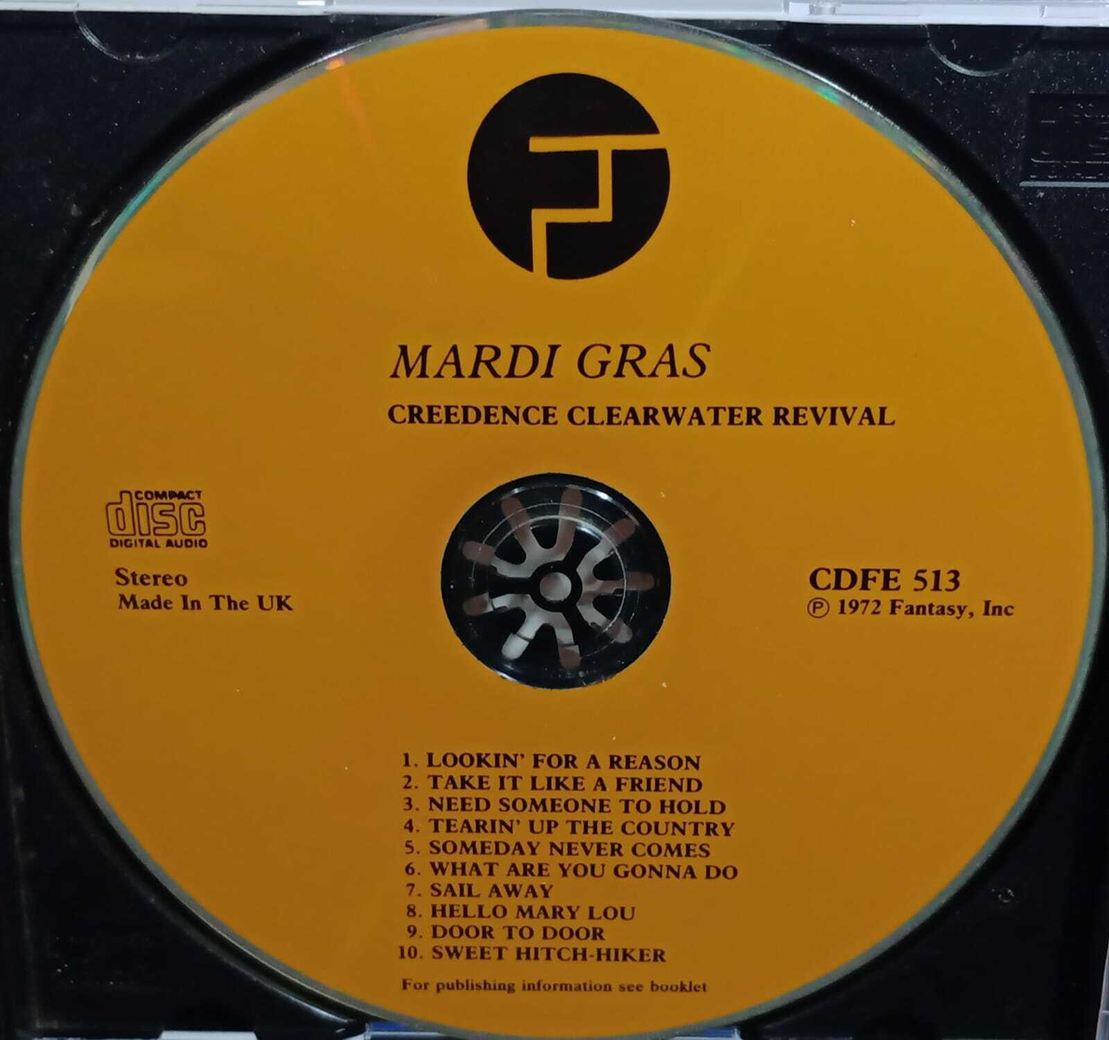 CD - Creedence Clearwater Revival - Mardi Gras (UK)