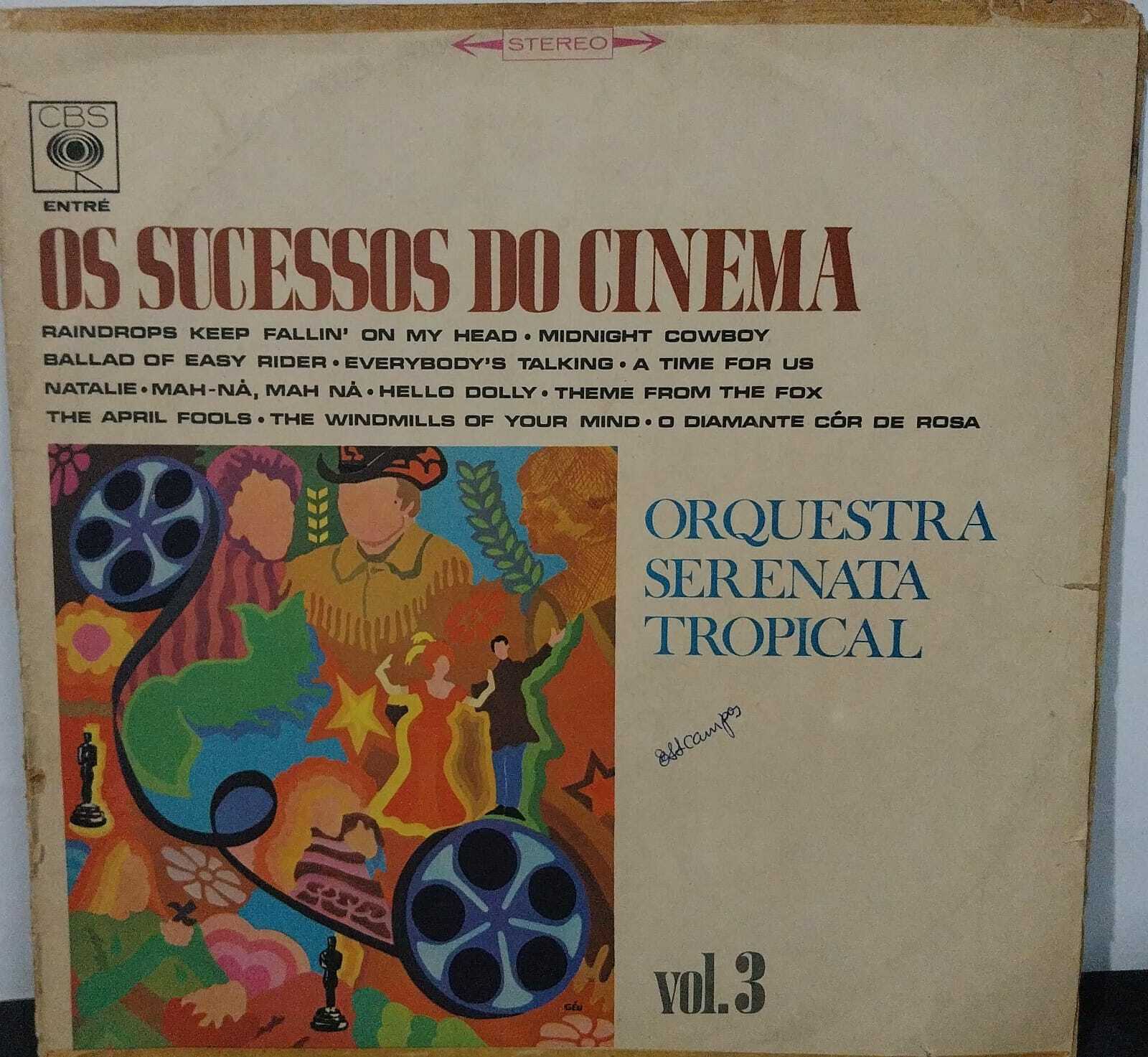 Vinil - Orquestra Serenata Tropical - Os Sucessos Do Cinema Vol 3