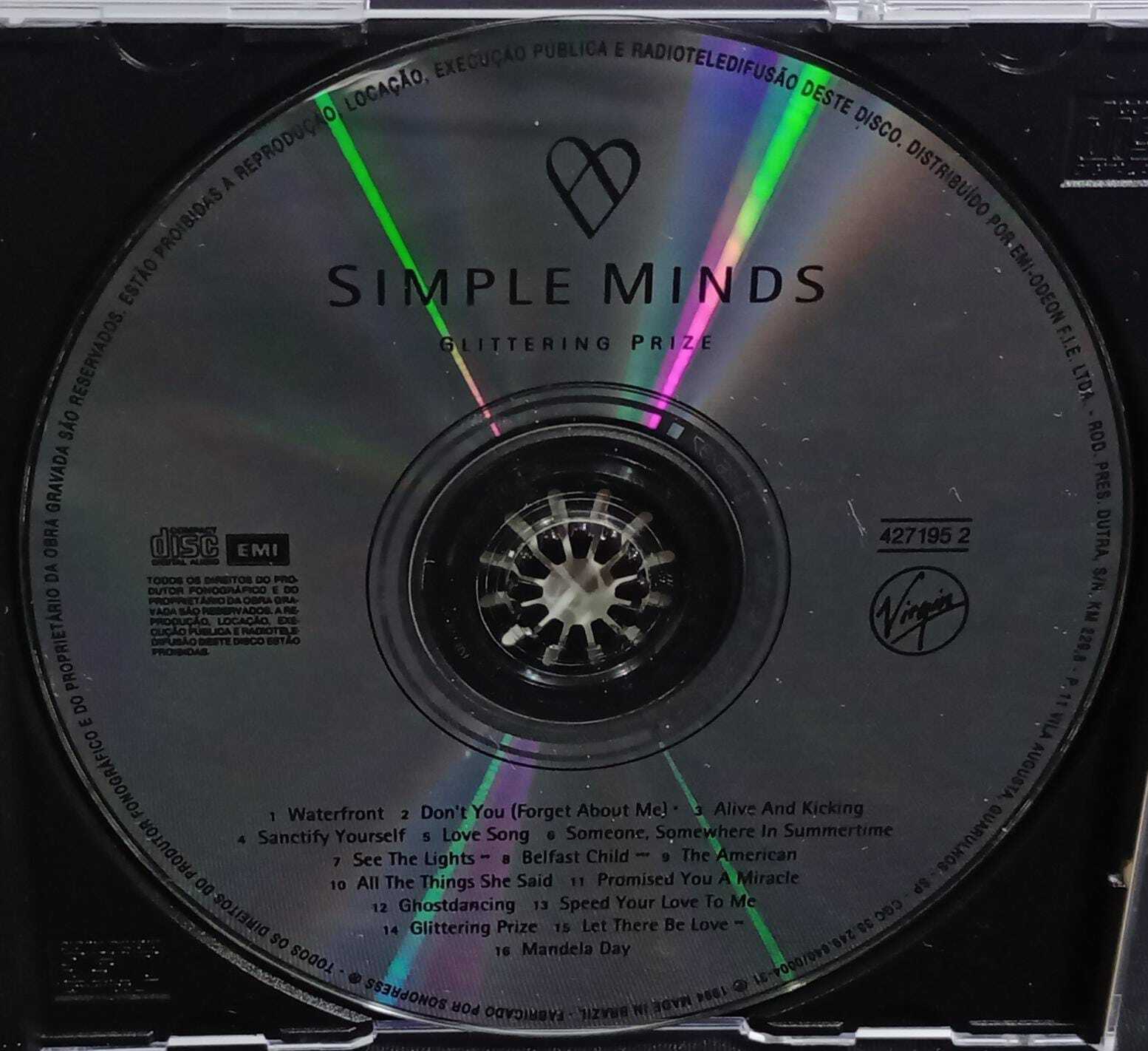 CD - Simple Minds - Glittering Prize